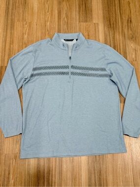 Travis Mathew Men’s XXL Light Blue Quarter-Zip